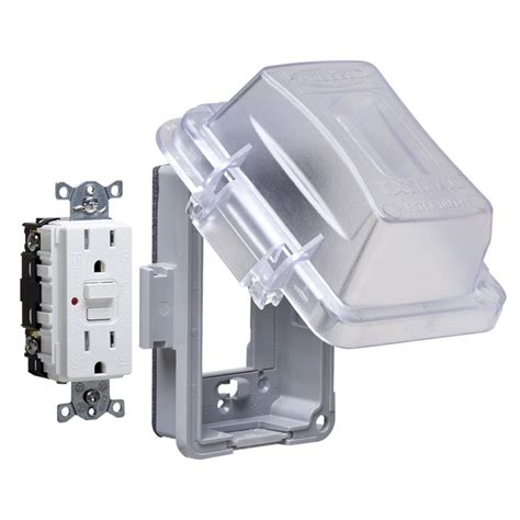 commercial electric non-metallic 1-gang in-use electrical box cover|taymac 1 gang box cover.